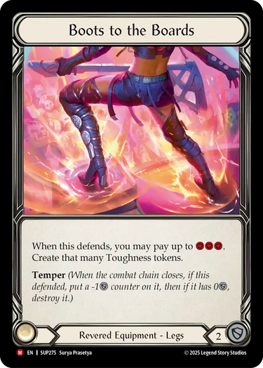 Boots to the Boards (Cold Foil)